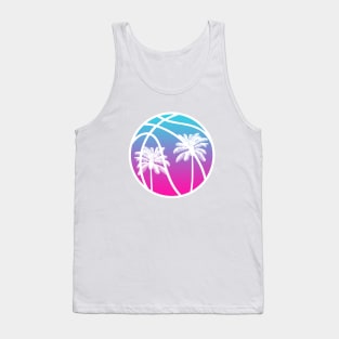 Miami Vice Basketball - White Tank Top